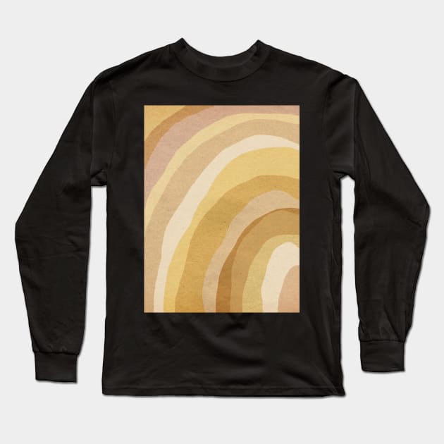 Earth tone rainbow Long Sleeve T-Shirt by WhalesWay